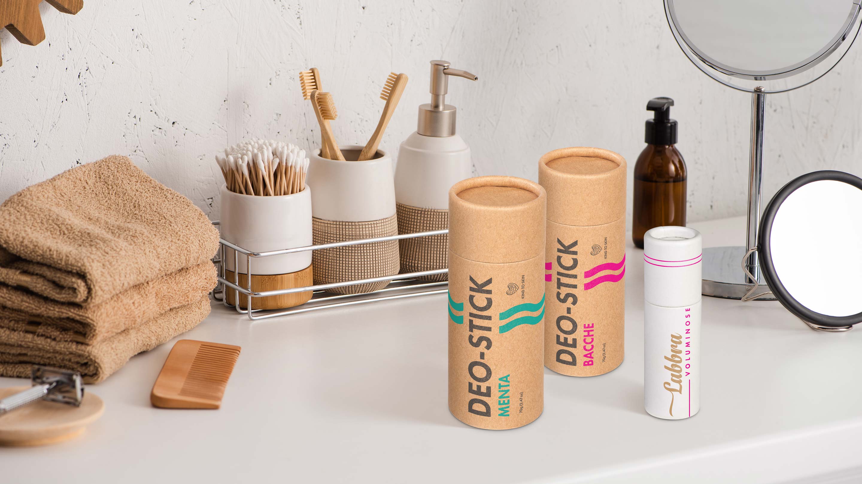 Tubi in Cartone per Deodoranti