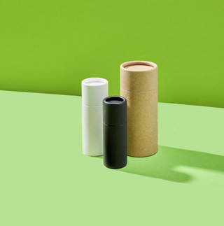 Tubi in Cartone con Base Push Up e Rivestimento Interno in Carta Oleata nei Colori Nero, Bianco e Marrone