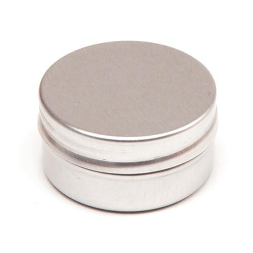 Contenitore in latta di alluminio rotondo con coperchio liscio e rivestimento in EPE - T9301