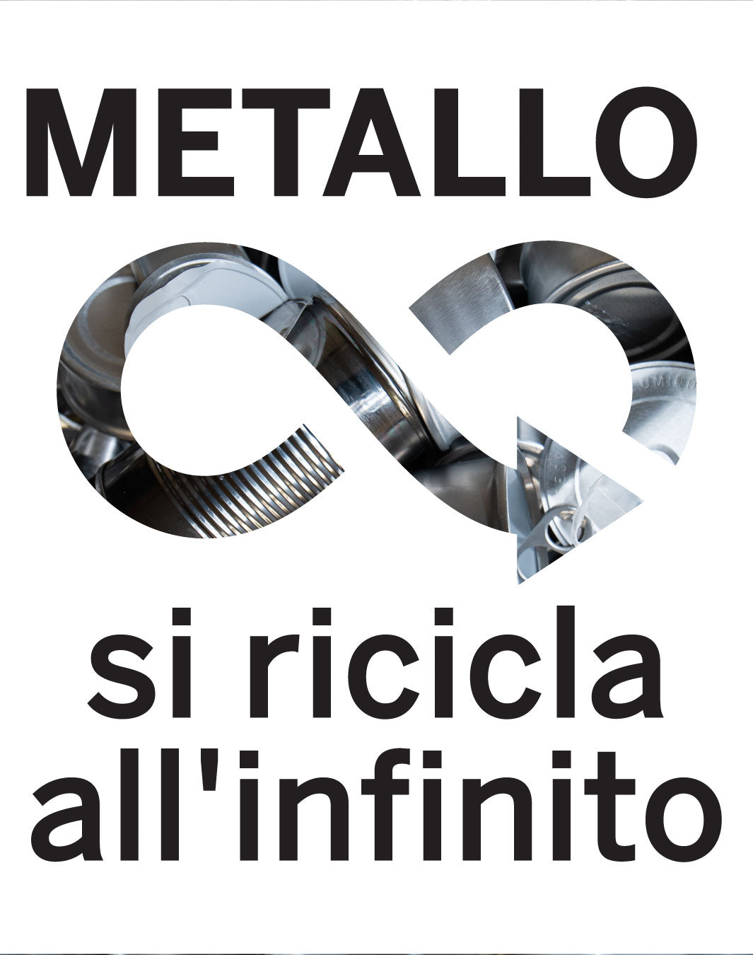 Metallo si ricicla all'infinito