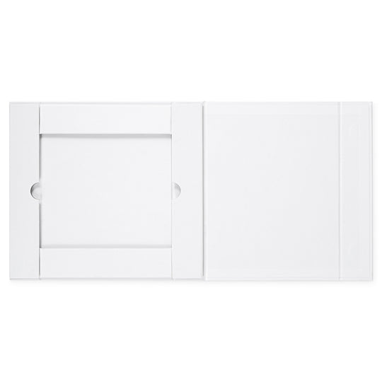 Scatole regalo magnetiche A5 piatte in nero e bianco