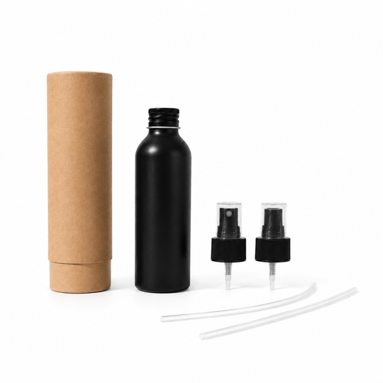Bottiglie in Alluminio con Tappo a Vite e Chiusura a Pompa o Spray