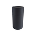 Tubo in cartone multiuso nero 63 x 112 mm con coperchio a scorrimento