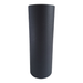 Tubo in cartone multiuso nero 63 x 168 mm con coperchio a scorrimento